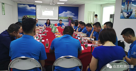 热烈欢迎东莞市江西商会领导莅临QY千亿检测仪器参观研讨指导